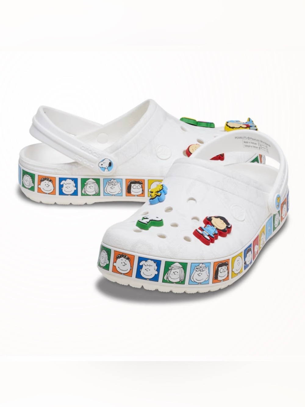 Peanuts Crocband Clog Crocs with Jibitz